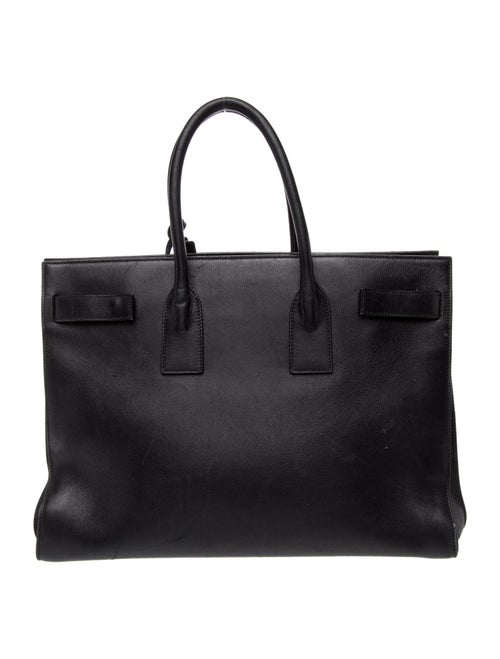Saint Laurent Leather Sac De Jour Large