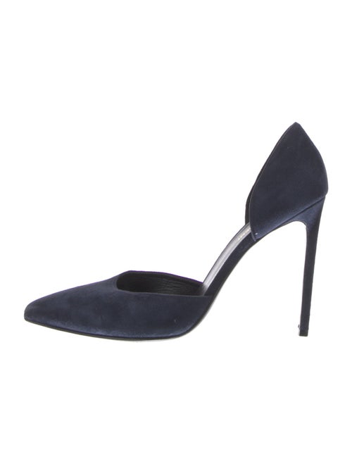 Saint Laurent Suede D'Orsay Pumps