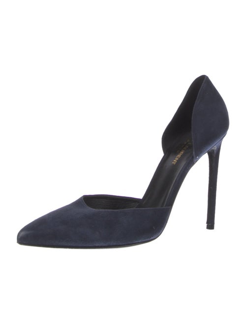 Saint Laurent Suede D'Orsay Pumps