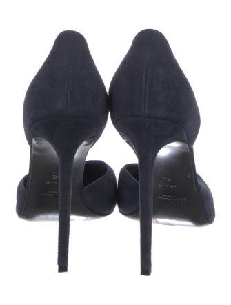 Saint Laurent Suede D'Orsay Pumps