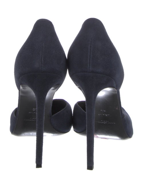 Saint Laurent Suede D'Orsay Pumps