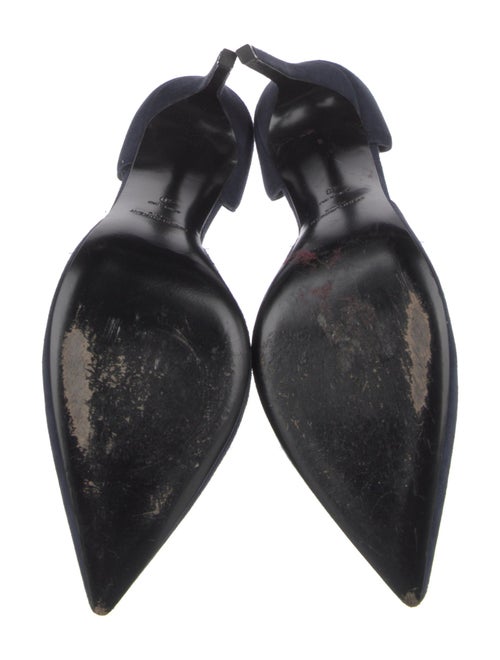 Saint Laurent Suede D'Orsay Pumps