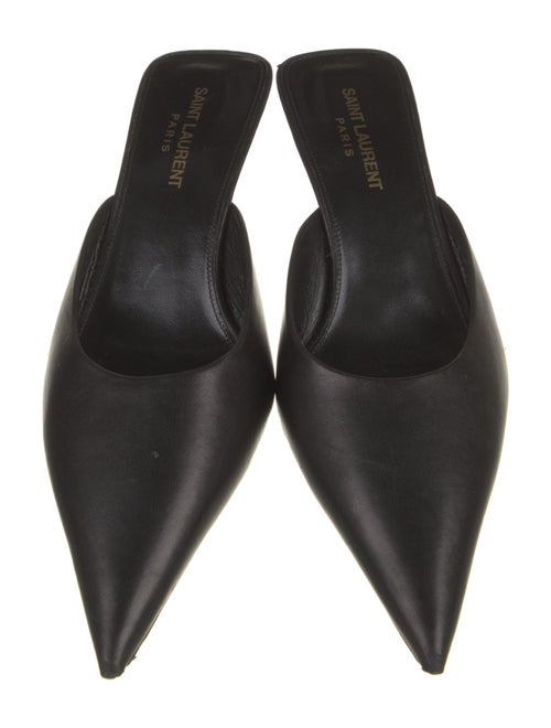 Saint Laurent Leather Mules