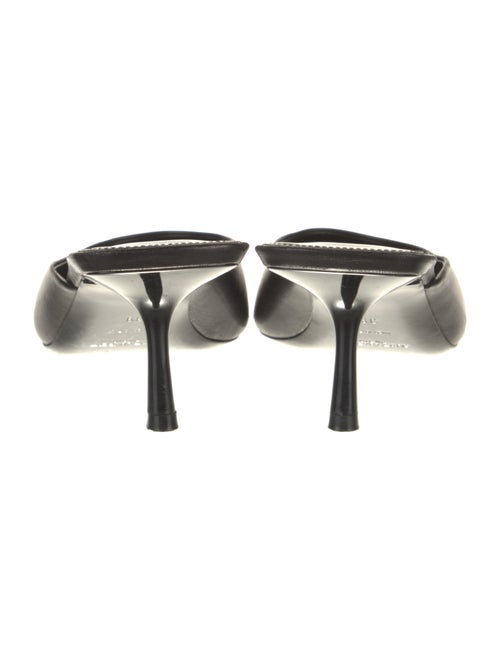 Saint Laurent Leather Mules
