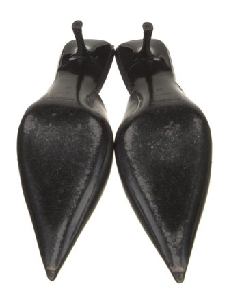 Saint Laurent Leather Mules