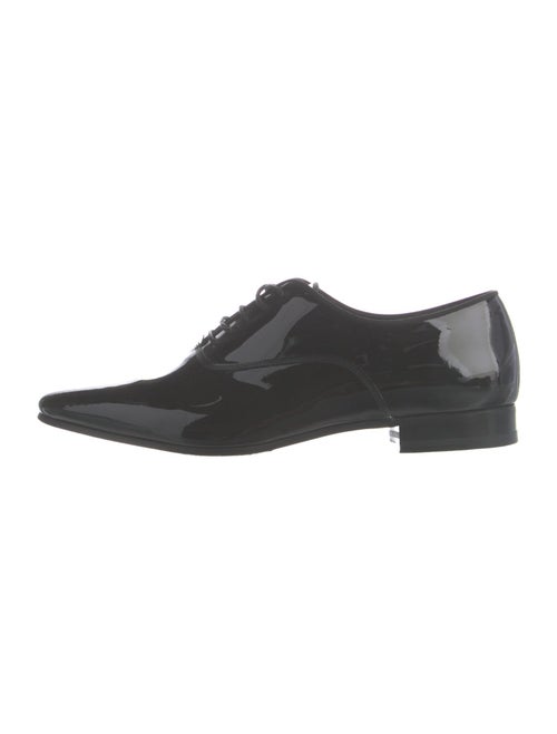 Saint Laurent Patent Leather Grosgrain Trim Oxfords