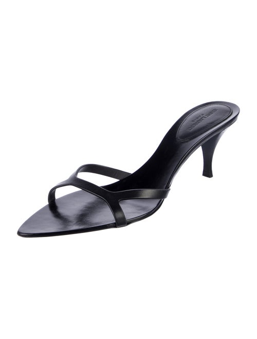 Saint Laurent Leather Slides