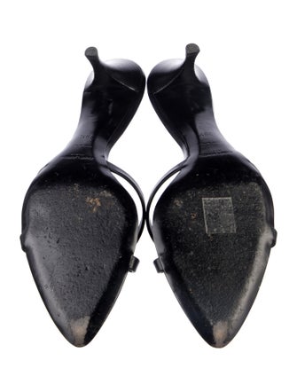 Saint Laurent Leather Slides