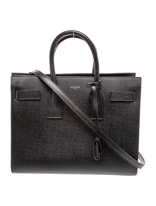 Saint Laurent Leather Sac De Jour