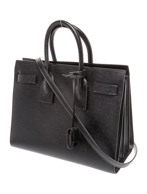 Saint Laurent Leather Sac De Jour