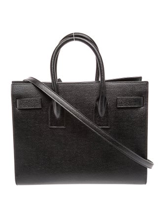 Saint Laurent Leather Sac De Jour
