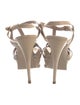 Saint Laurent Leather T-Strap Sandals