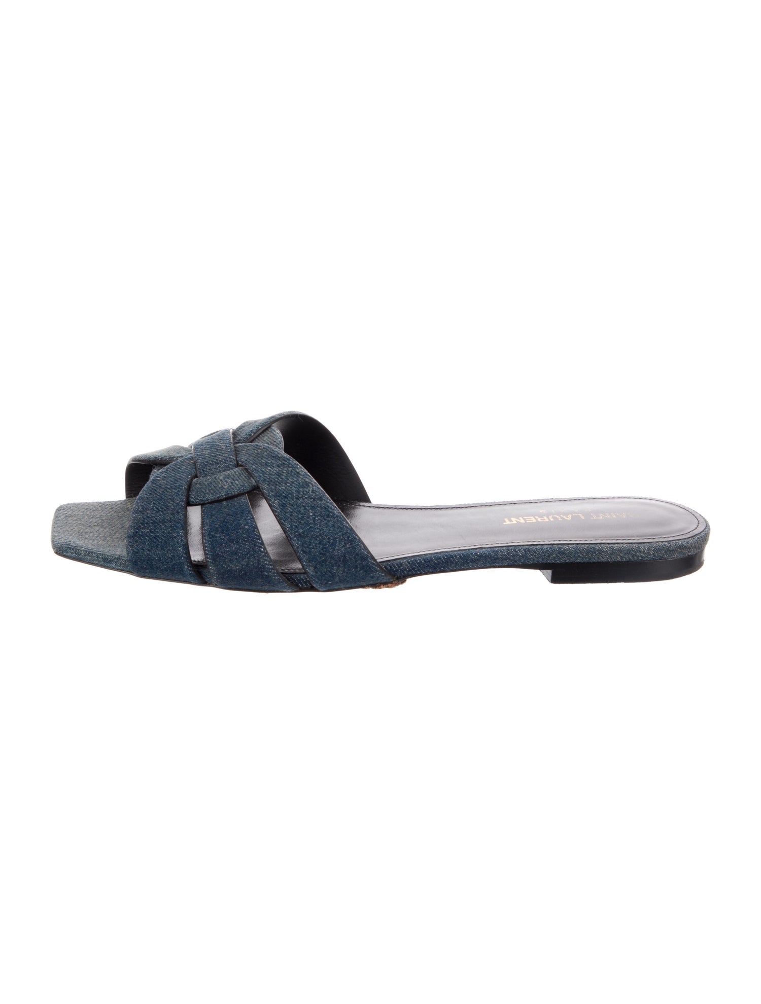 Saint Laurent Denim Slides