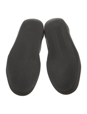 Saint Laurent Canvas Embroidered Accent Sneakers