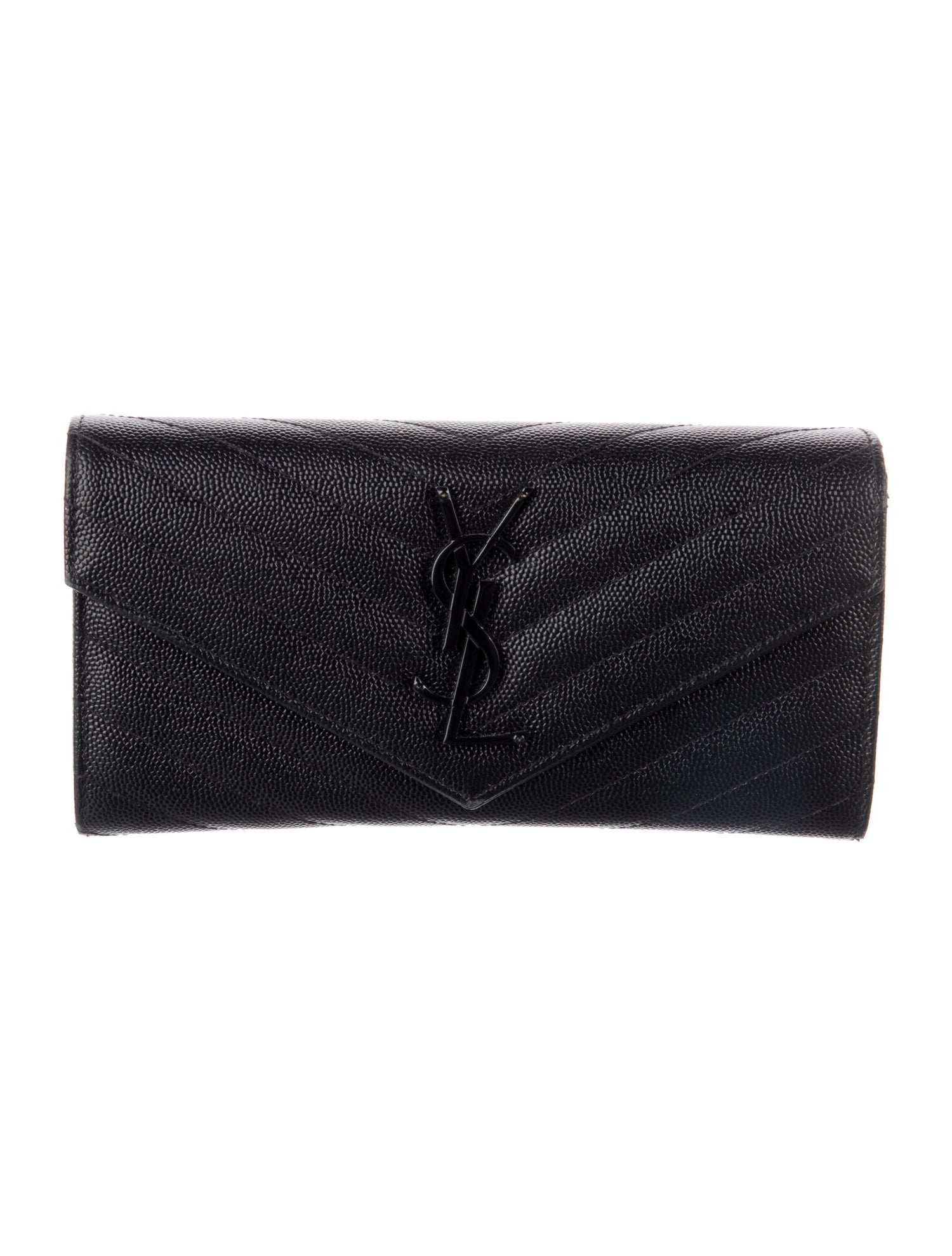 Saint Laurent 2019 Signature Logo Wallet