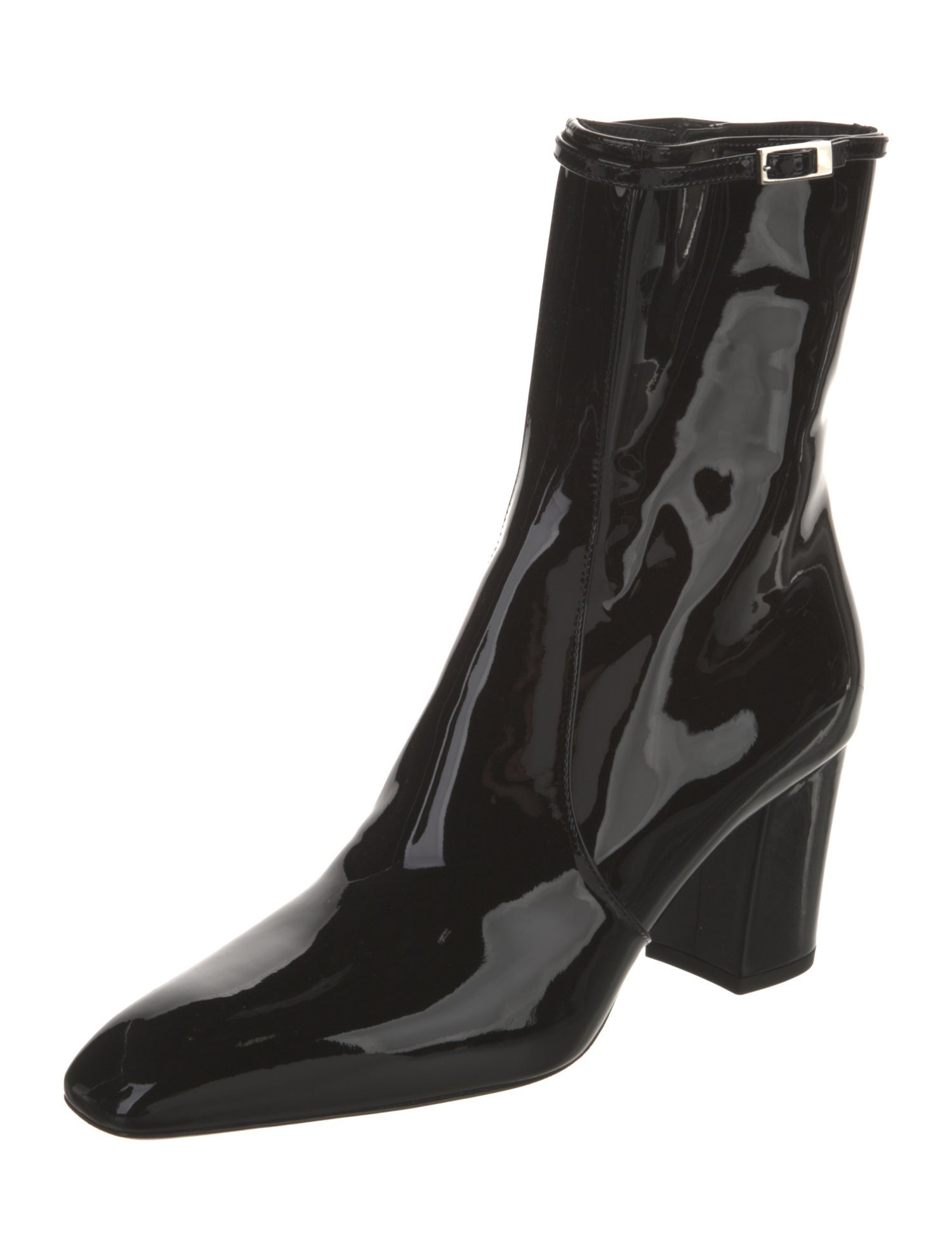 Saint Laurent Patent Leather Boots