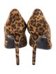 Saint Laurent Suede Animal Print Pumps