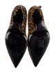 Saint Laurent Suede Animal Print Pumps