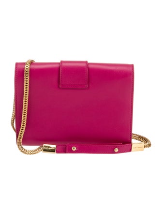 Saint Laurent Leather Ligne-Y Pochette Crossbody