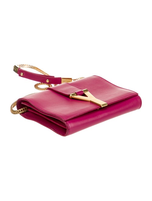 Saint Laurent Leather Ligne-Y Pochette Crossbody