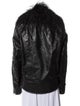Saint Laurent 2022 Leather Down Jacket