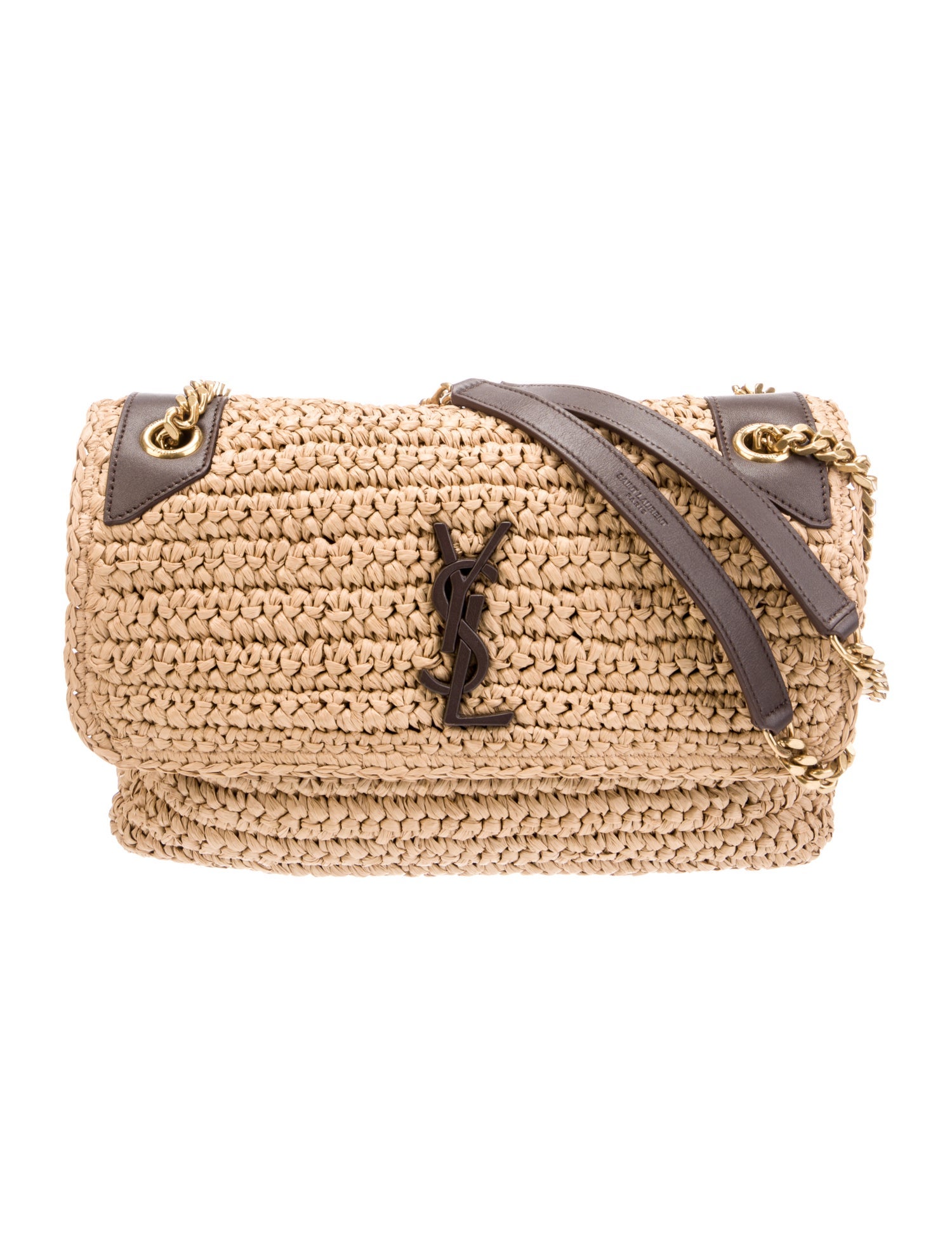 Saint Laurent Raffia Niki Medium w/ Tags