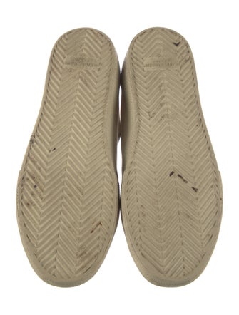 Saint Laurent Canvas Embroidered Accent Sneakers