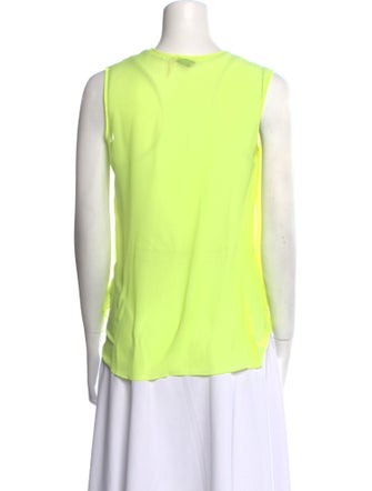 Saint Laurent Silk Cowl Neck Blouse