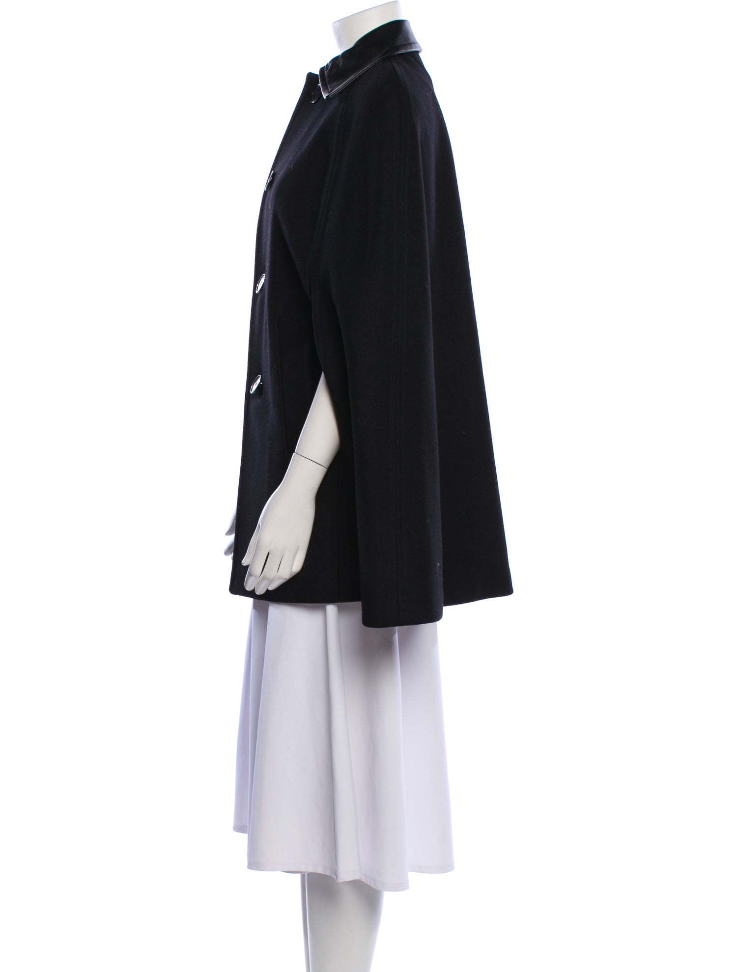 Saint Laurent 2015 Virgin Wool Cape