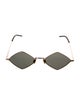 Saint Laurent Oversize Mirrored Sunglasses