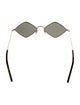 Saint Laurent Oversize Mirrored Sunglasses