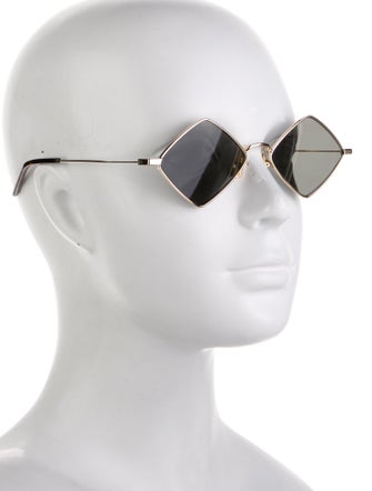 Saint Laurent Oversize Mirrored Sunglasses