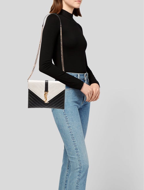 Saint Laurent Leather Envelope