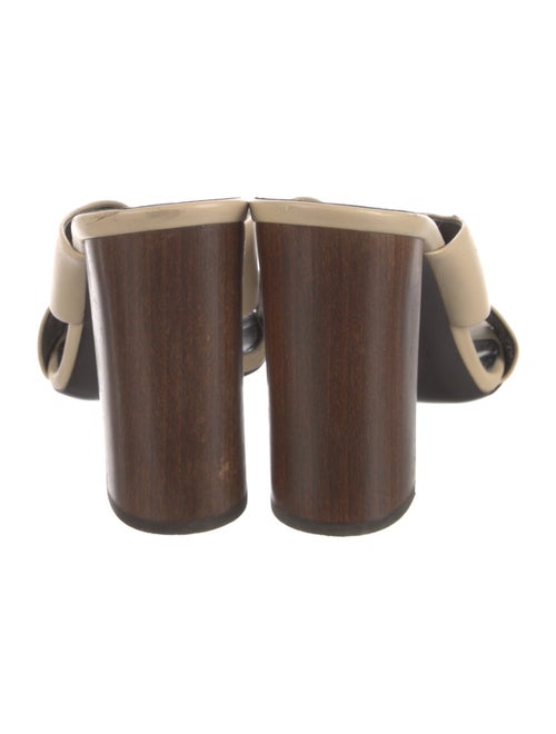 Saint Laurent Leather Slides