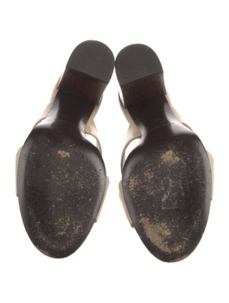 Saint Laurent Leather Slides