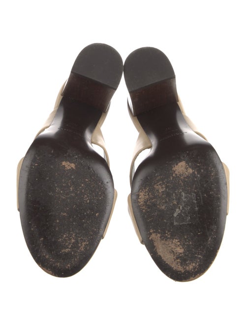 Saint Laurent Leather Slides