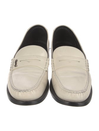 Saint Laurent Leather Dress Loafers