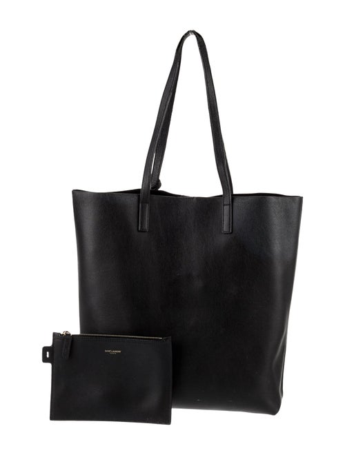 Saint Laurent Leather North/South Shopping