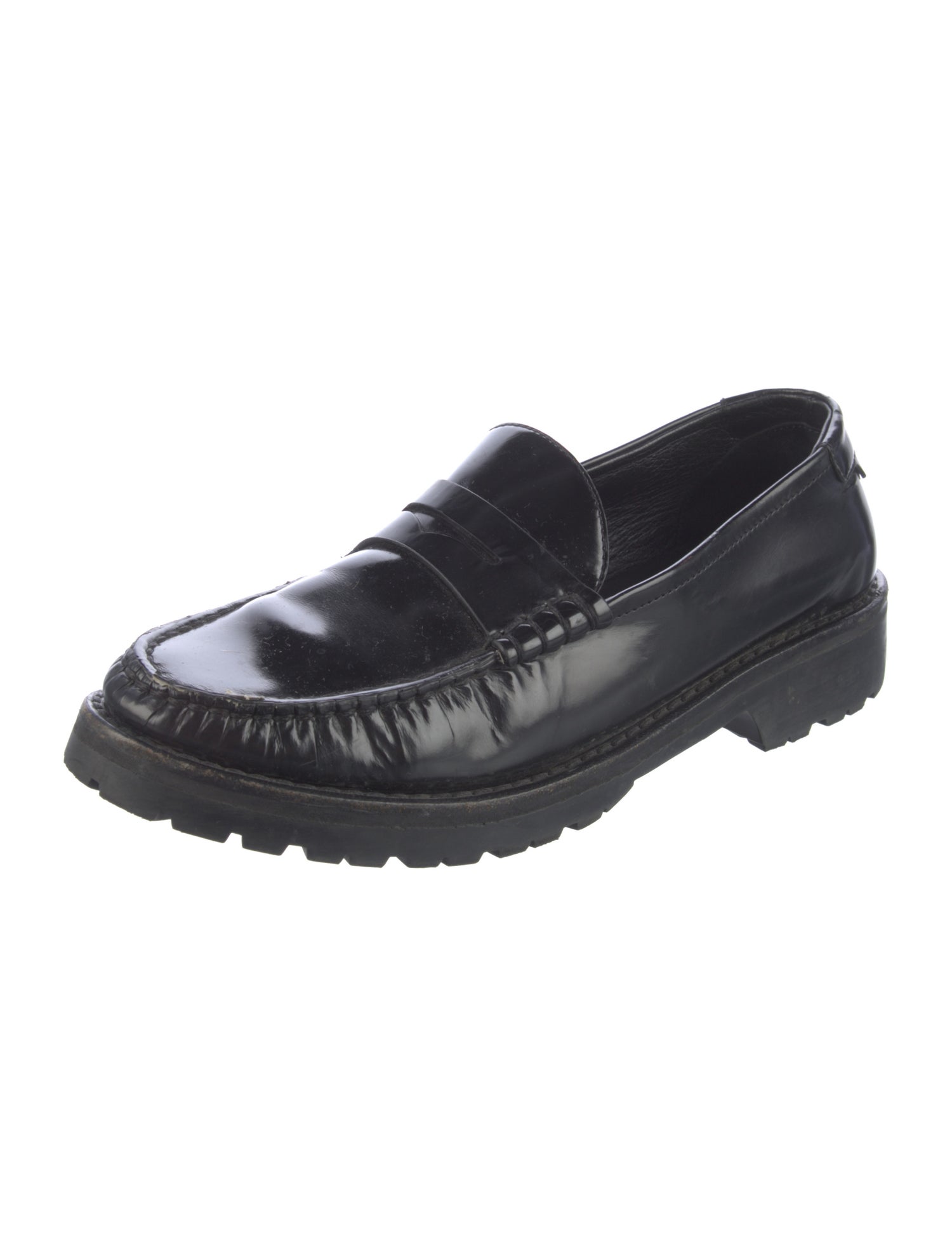 Saint Laurent Patent Leather Loafers