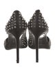 Saint Laurent Leather Studded Accents D'Orsay Pumps