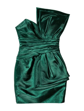 Saint Laurent Strapless Mini Dress