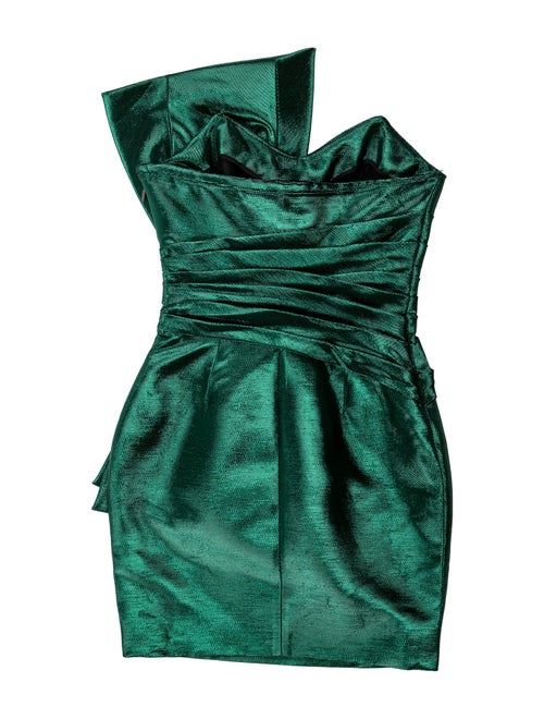 Saint Laurent Strapless Mini Dress