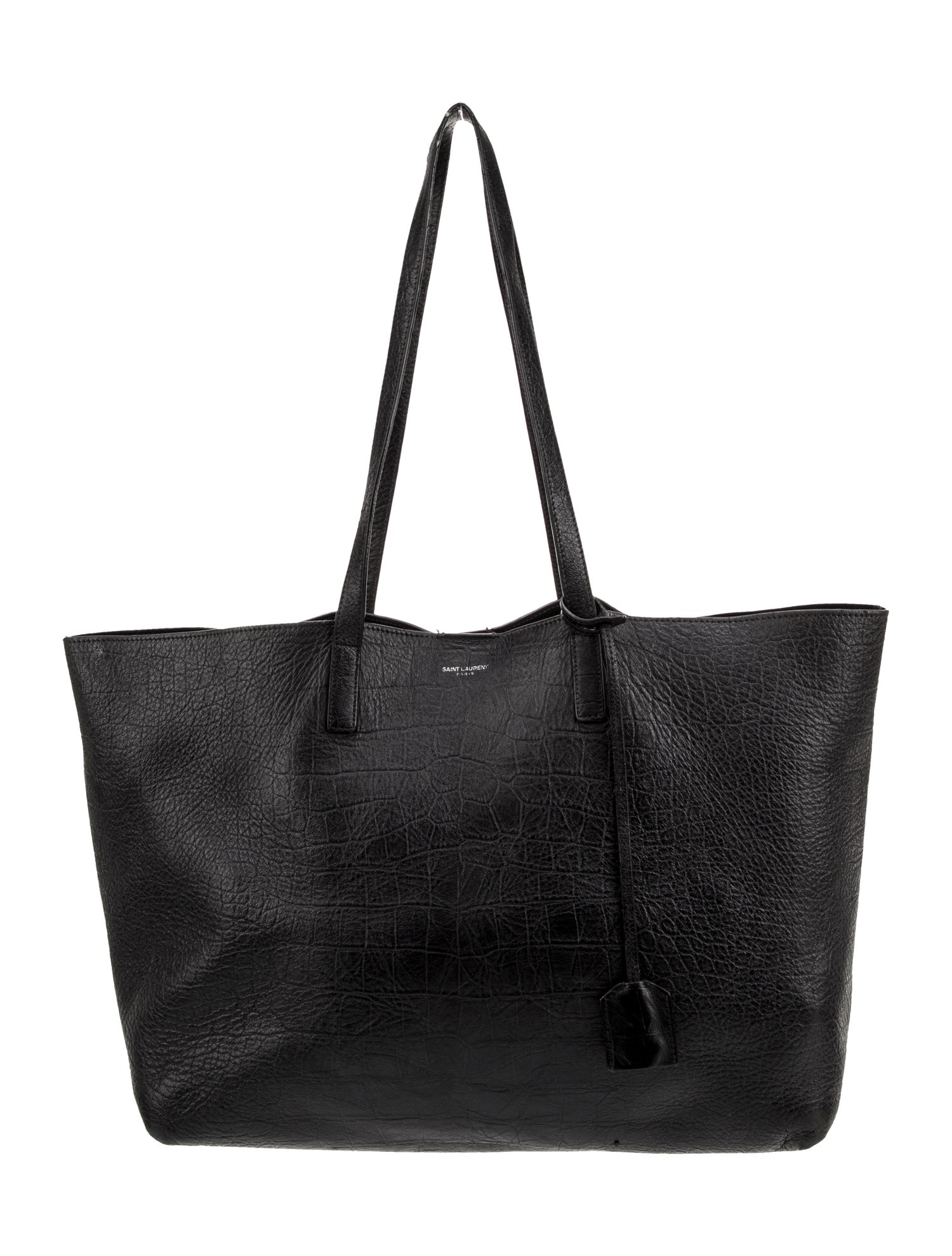 Saint Laurent Embossed Leather East/West Shopping