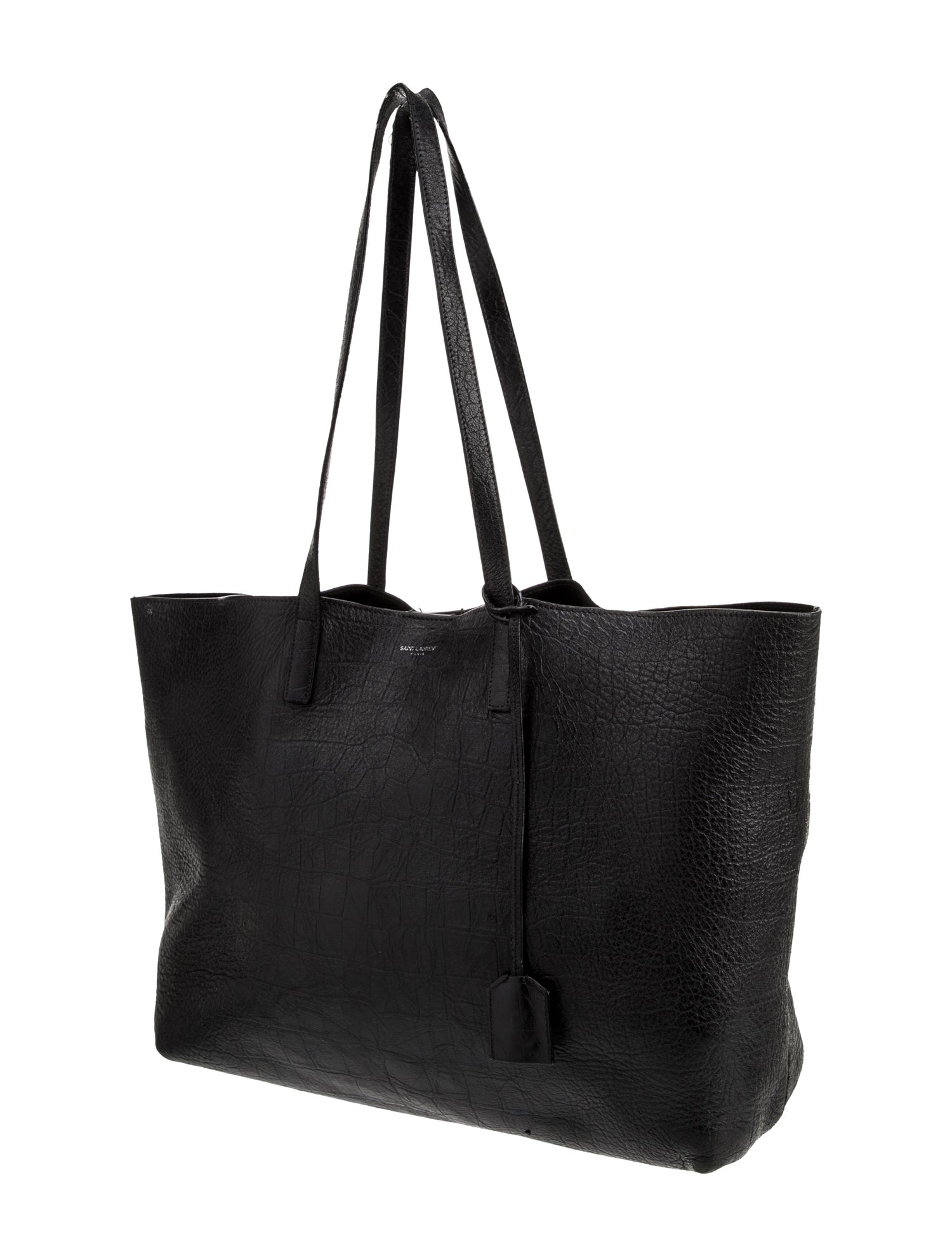 Saint Laurent Embossed Leather East/West Shopping