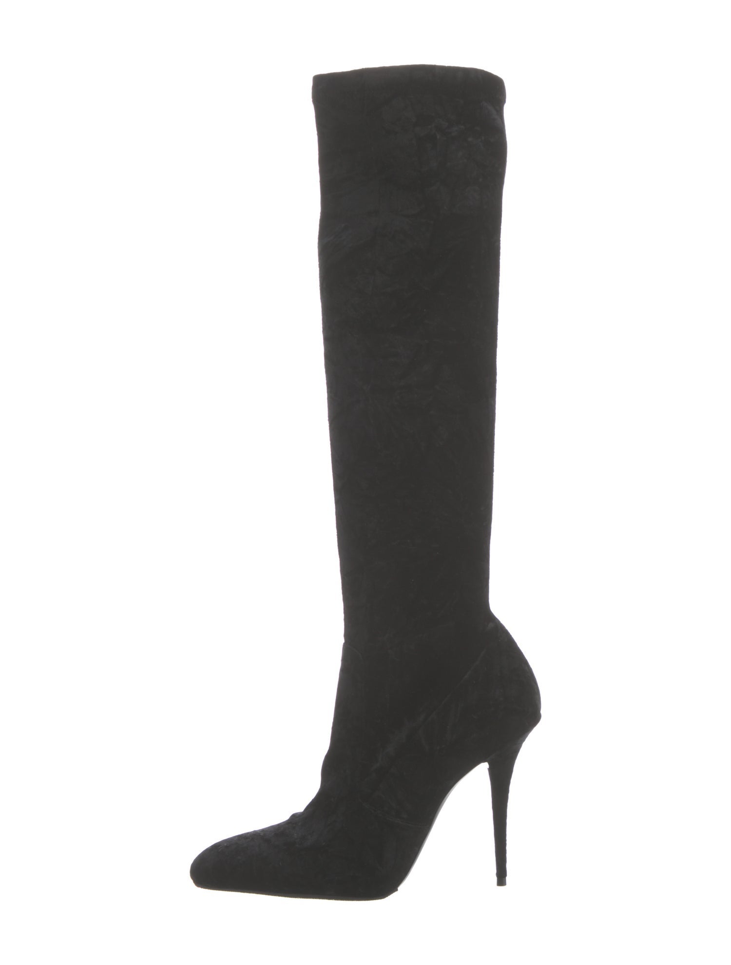 Saint Laurent Velvet Sock Boots