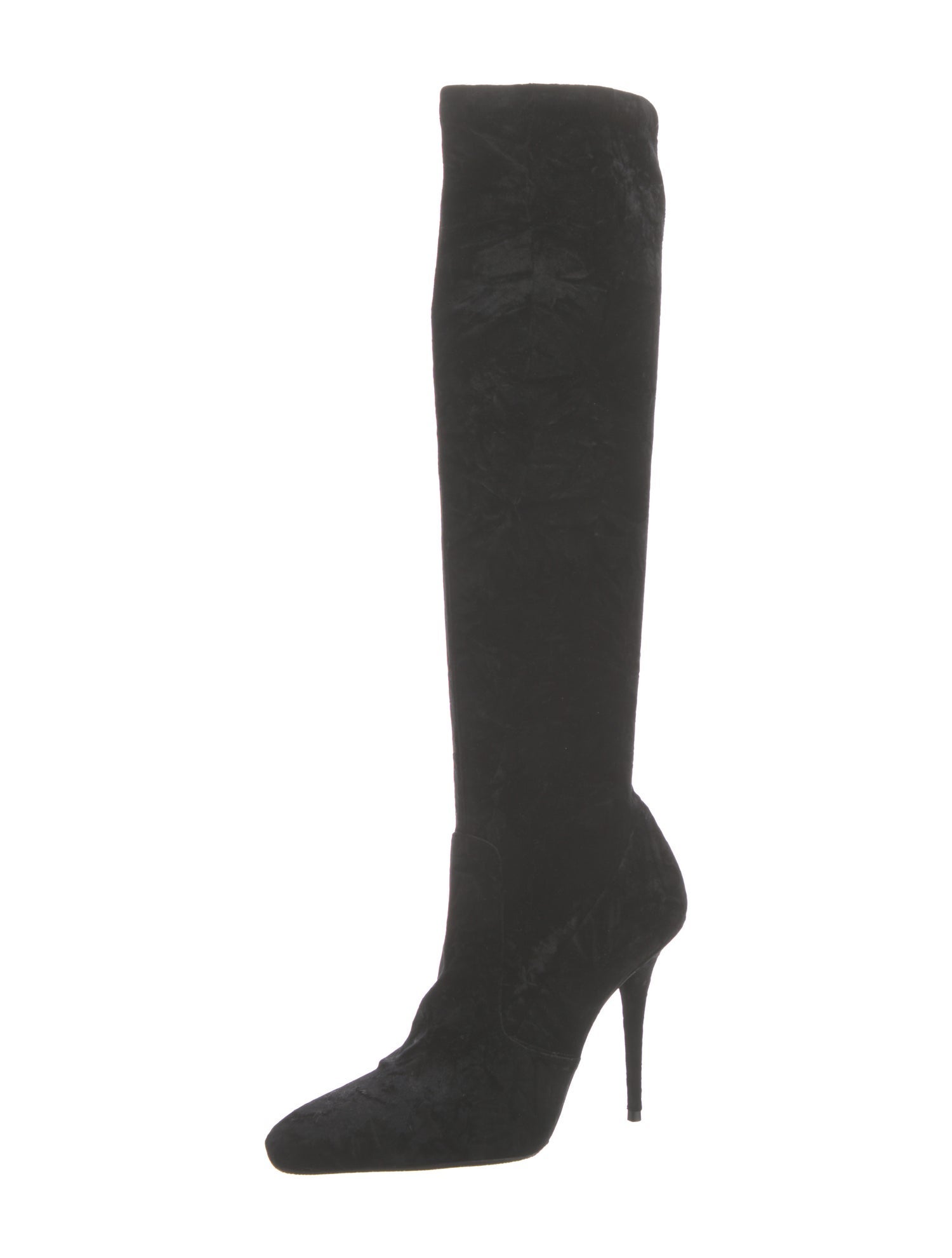 Saint Laurent Velvet Sock Boots