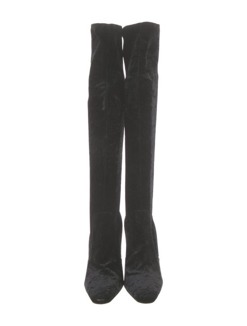 Saint Laurent Velvet Sock Boots
