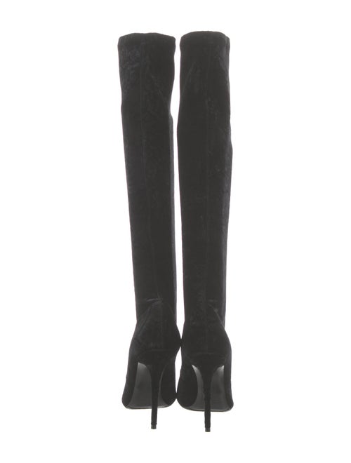 Saint Laurent Velvet Sock Boots