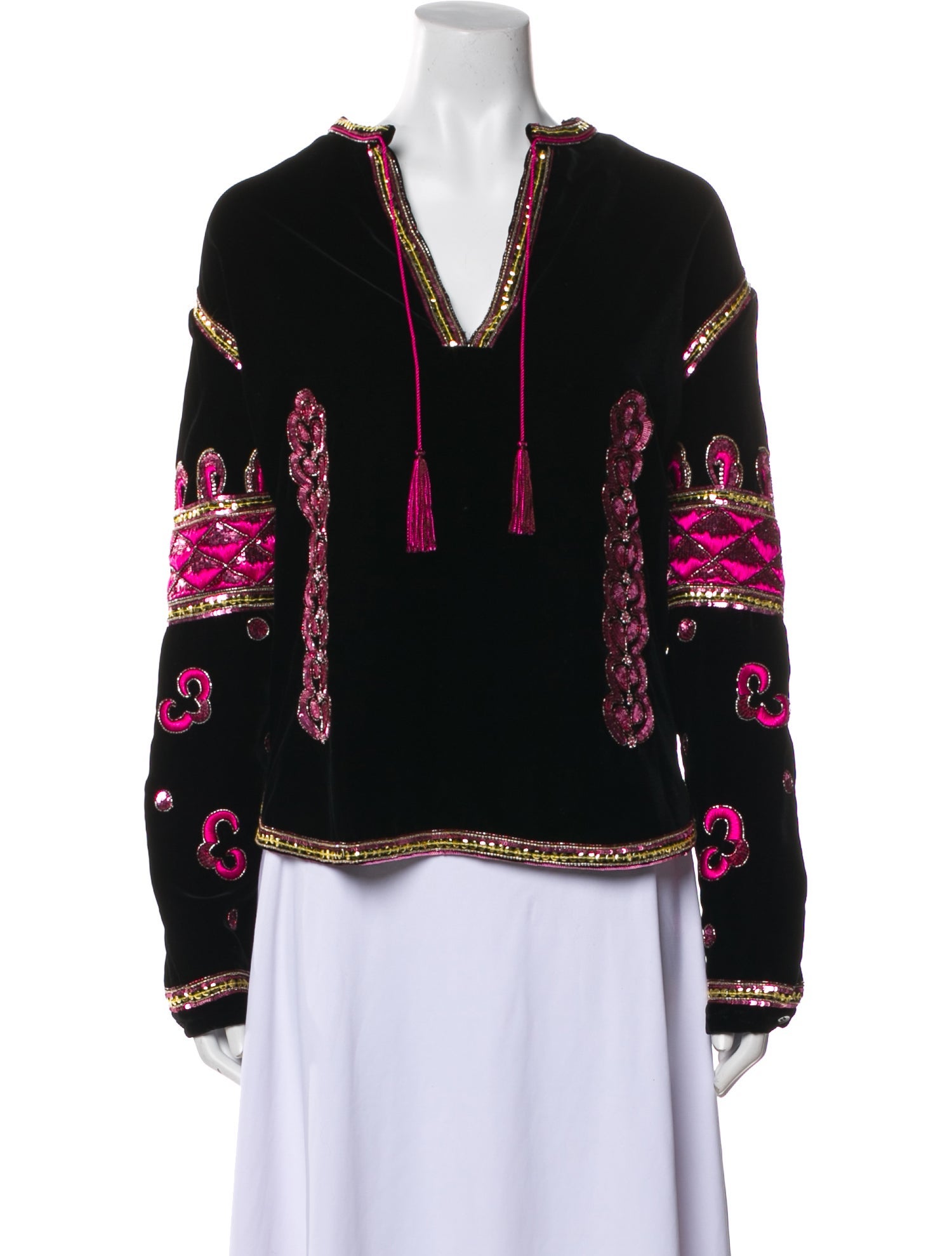 Saint Laurent 2018-2019 Printed Blouse