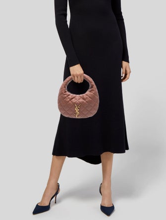 Saint Laurent Leather Top Handle Bag 2025